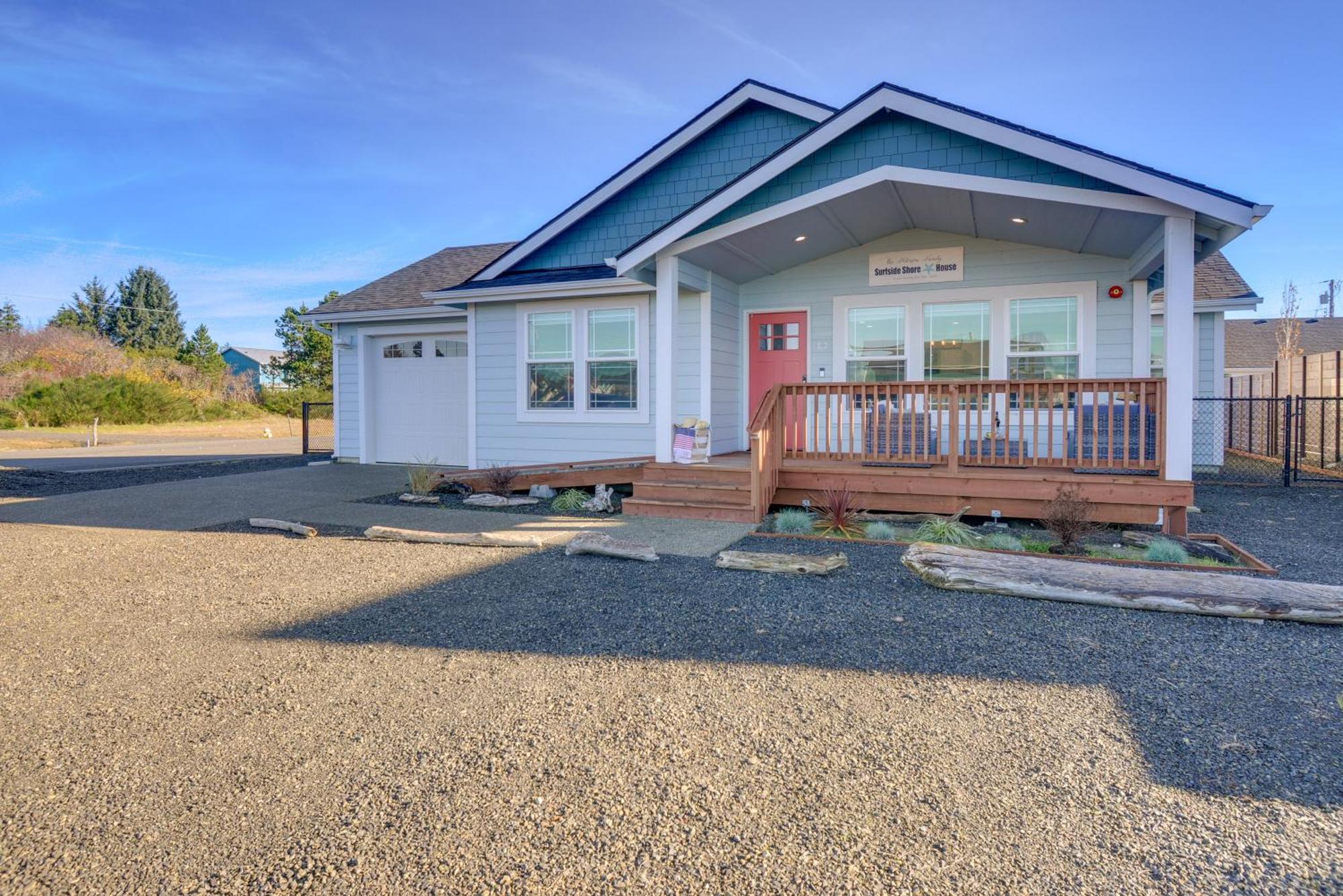 Pet-Friendly Retreat With Fenced Yard, Walk To Beach Ocean Shores Exterior foto